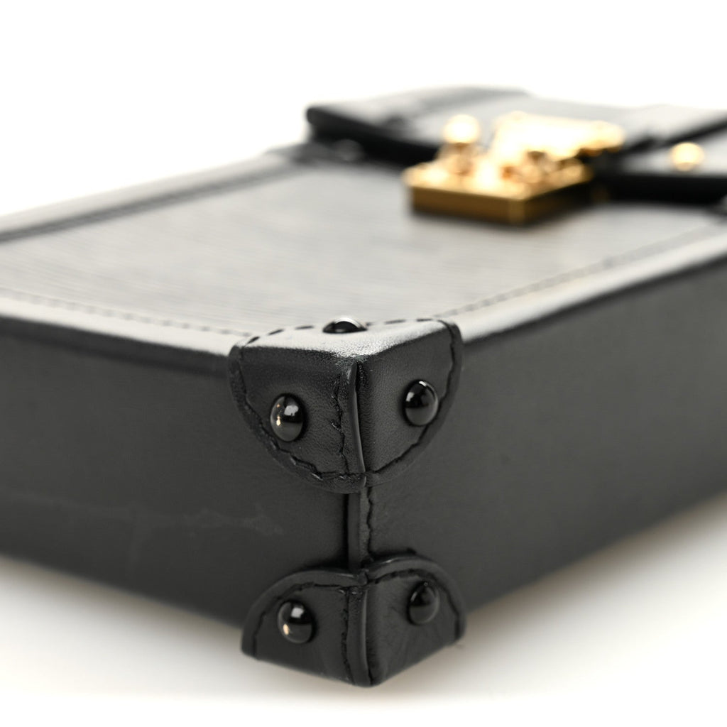 Louis Vuitton Epi Pochette Trunk Verticale Black