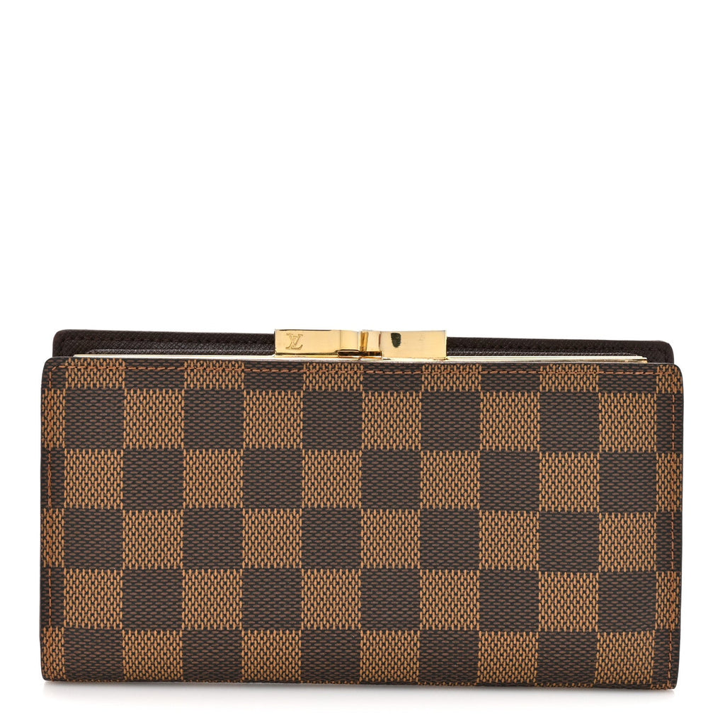 Louis Vuitton Damier Ebene Continental French Purse Wallet