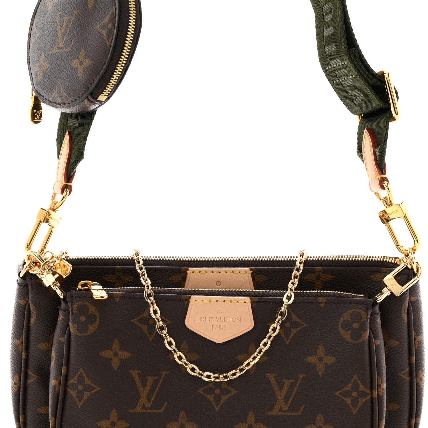 Louis Vuitton Monogram Multi Pochette Accessories Kaki