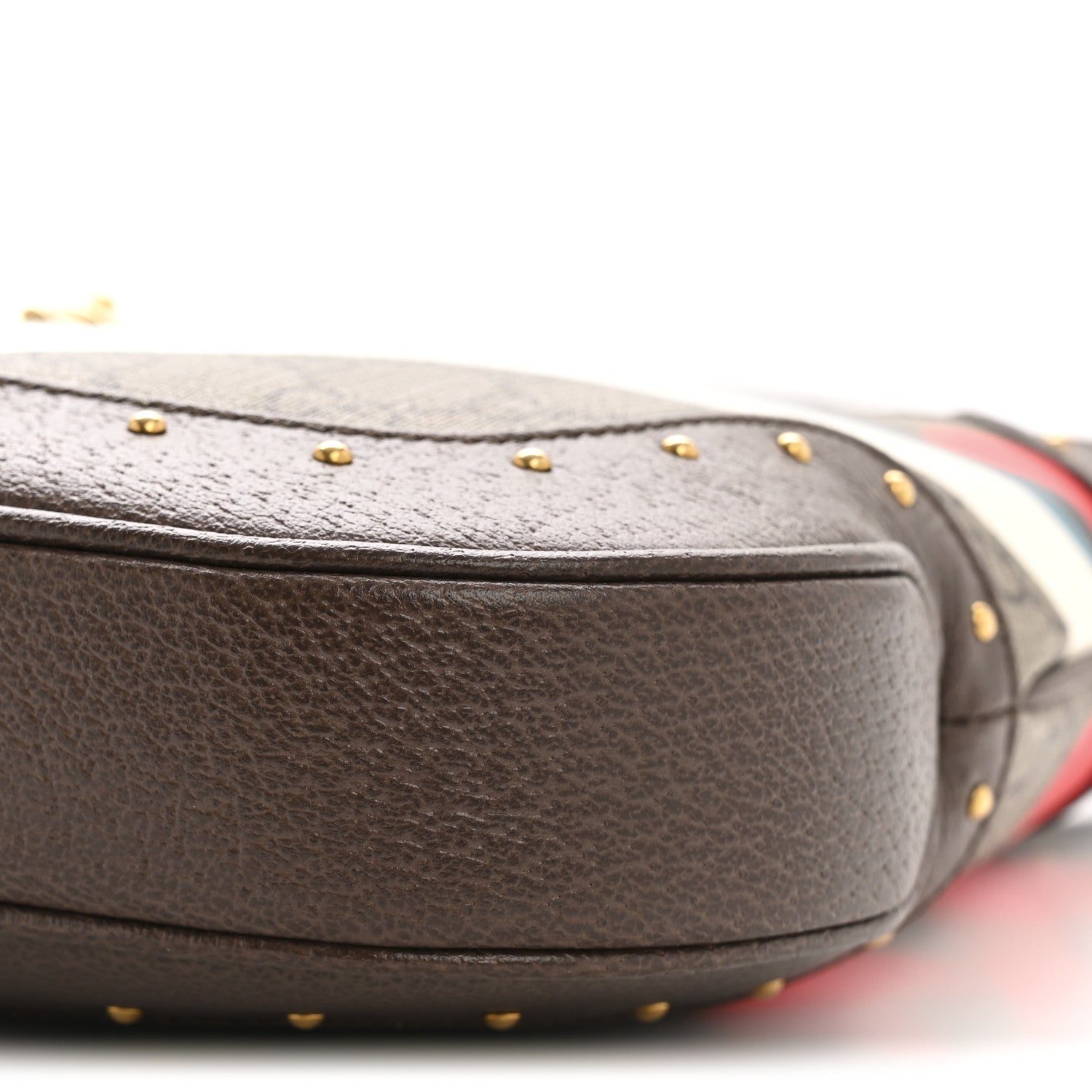 Gucci GG Supreme Monogram Web Geometric Small Jackie 1961 Beige Multicolor Brown Sugar