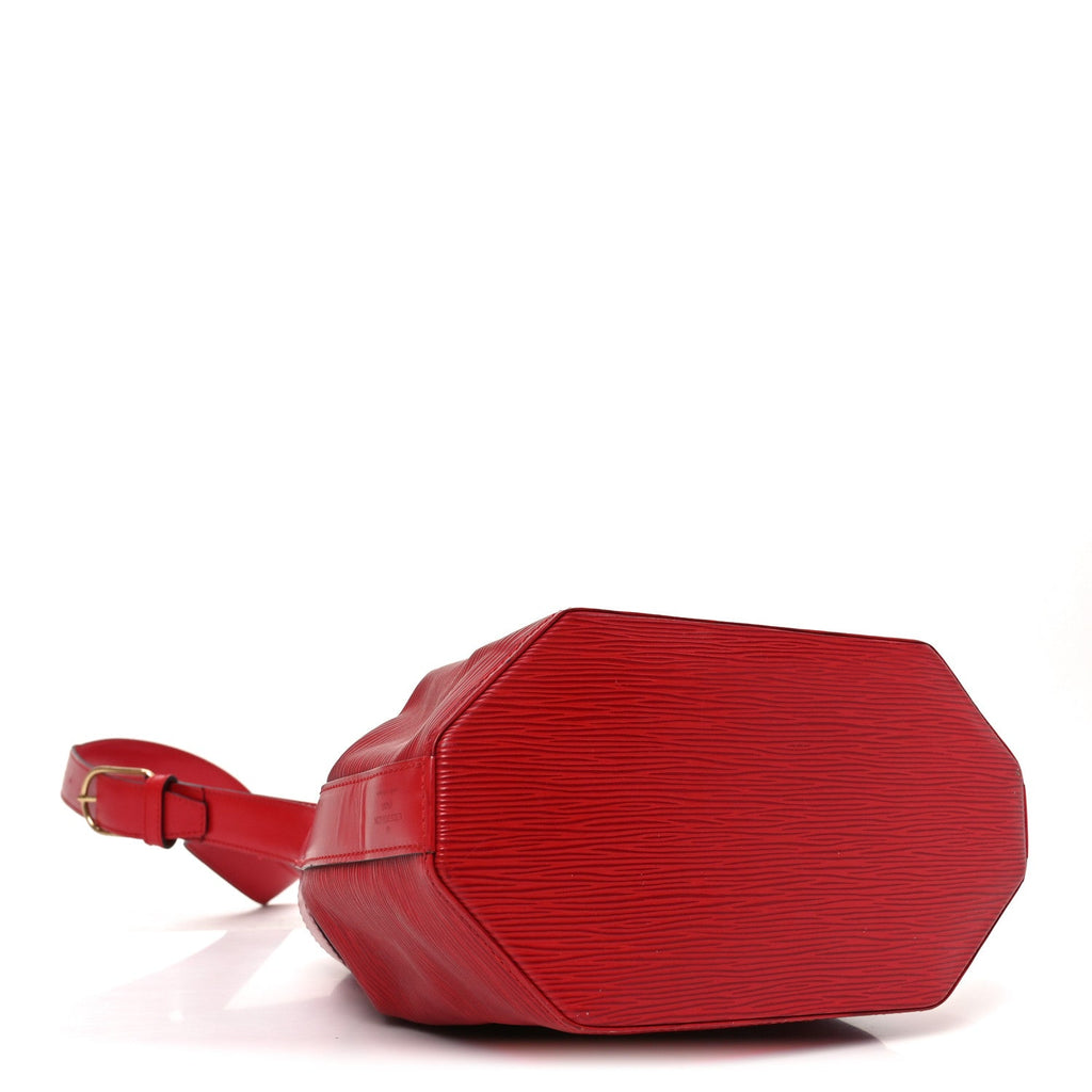 Louis Vuitton Epi Sac D'epaule Castillan Red