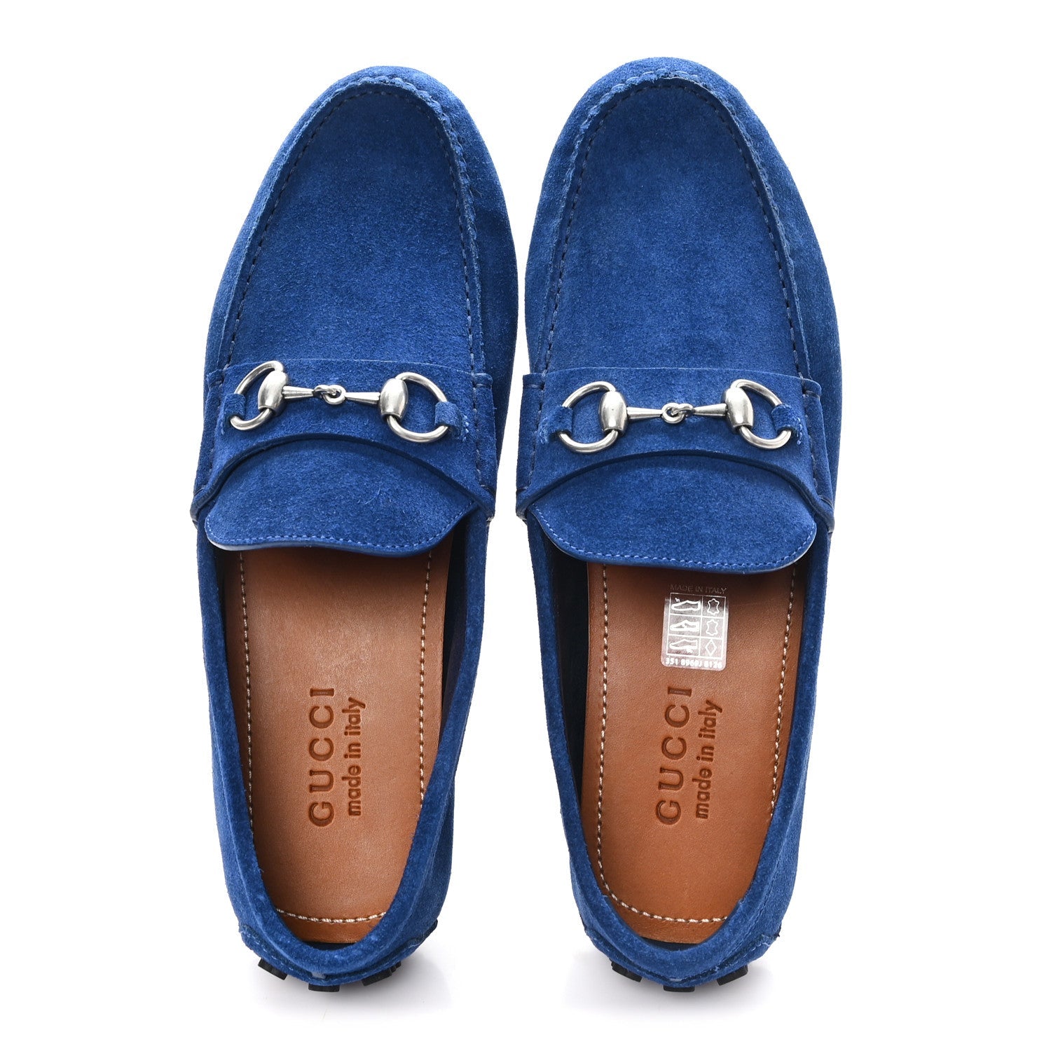 Gucci Suede Mens Horsebit Driver Loafers 7.5 Royale