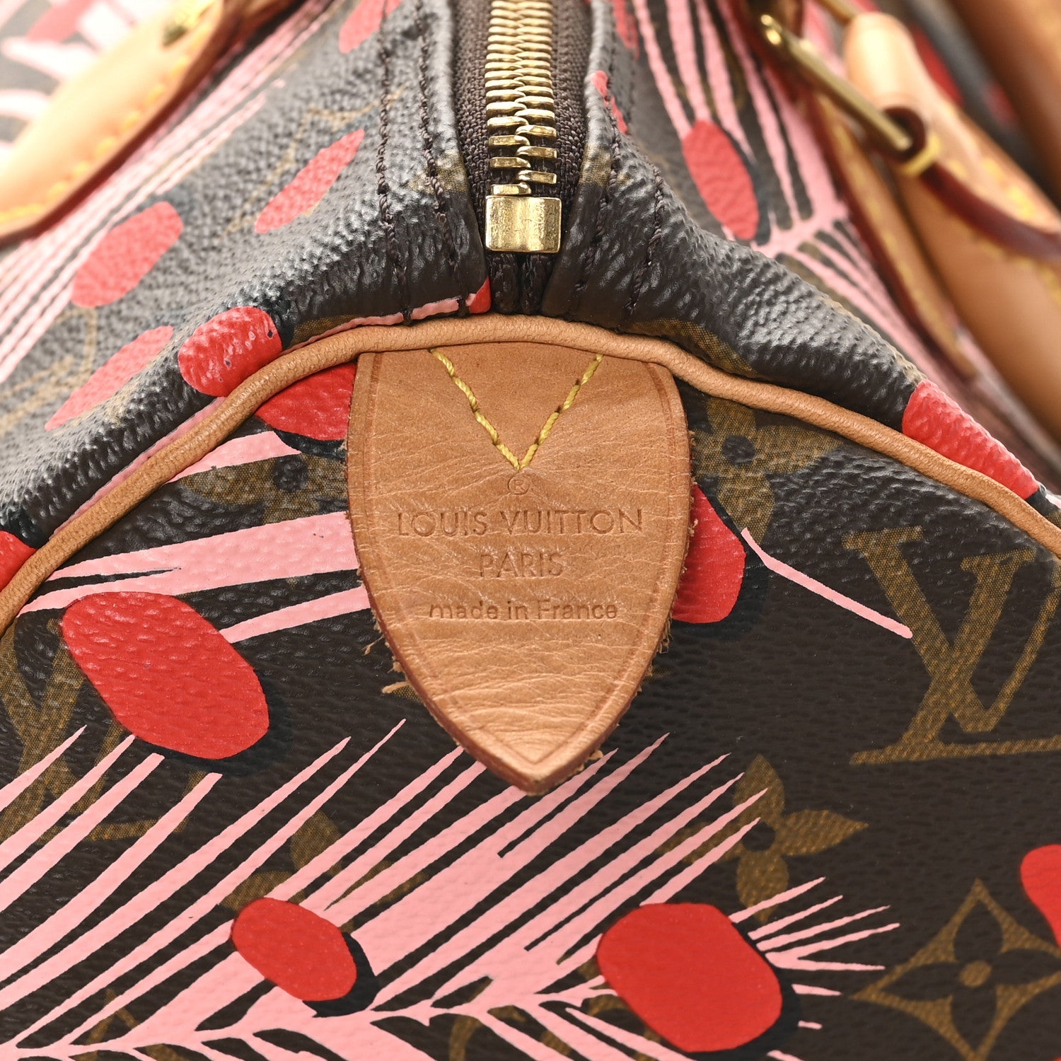Louis Vuitton Monogram Jungle Dots Speedy 30 Sugar Pink Poppy