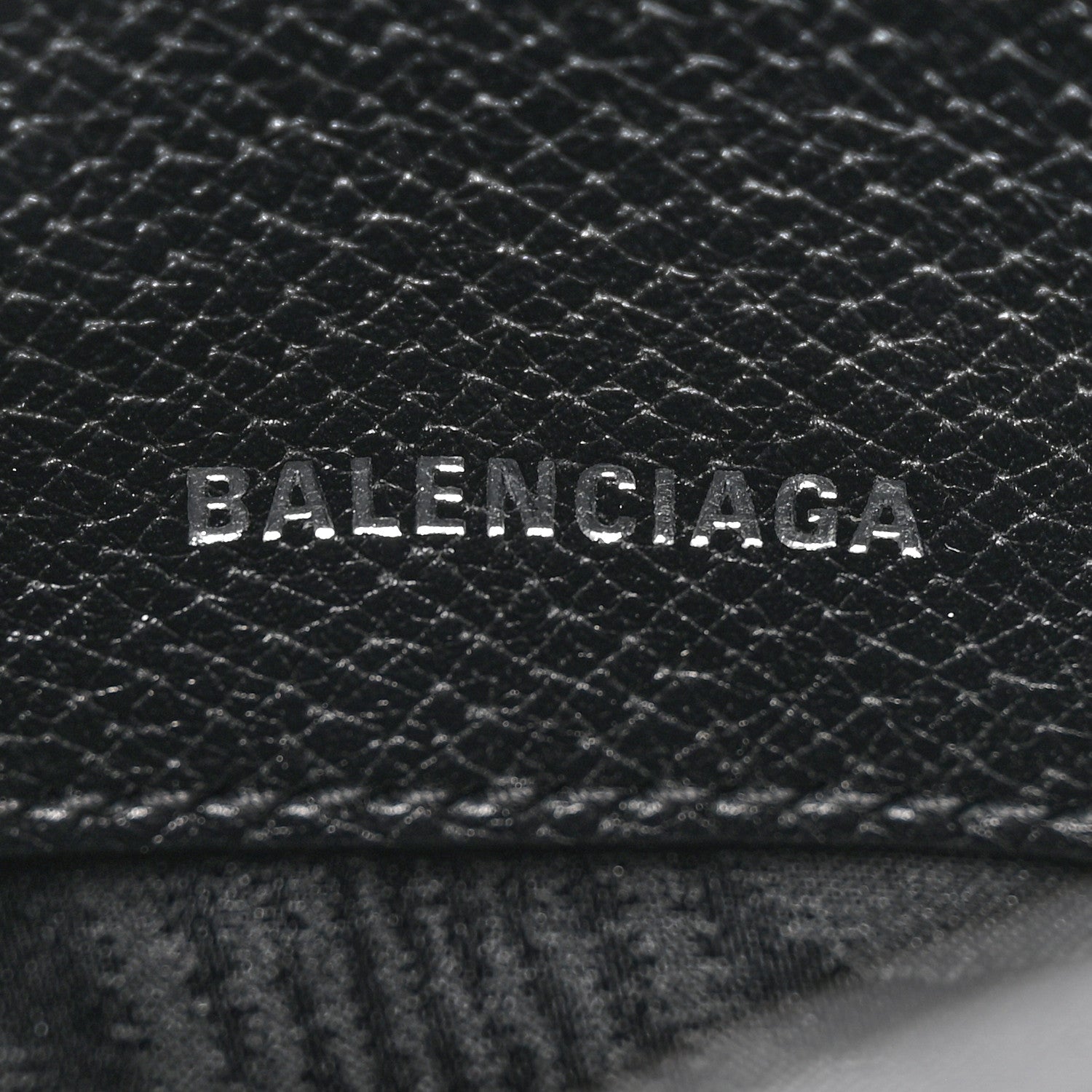Gucci X BALENCIAGA BB Monogram Calfskin Web Mini Jackie 1961 Hobo Black