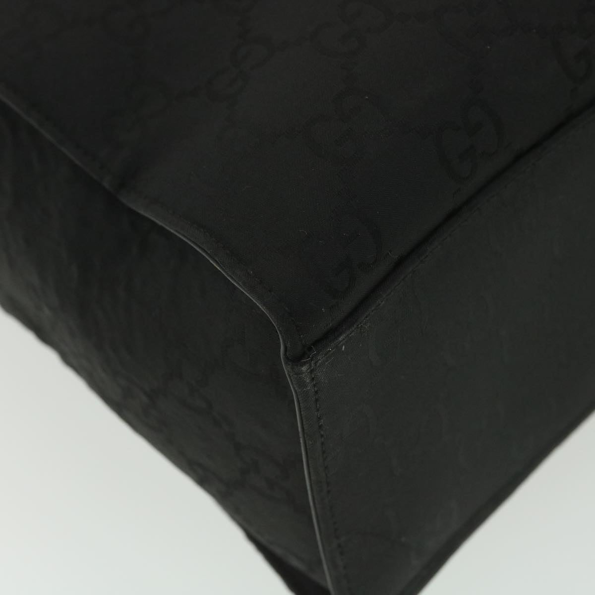 GUCCI GG Canvas Hand Bag Black  38354