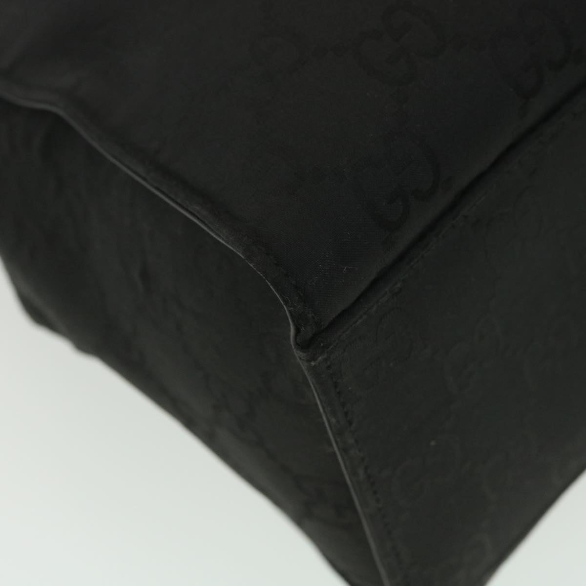 GUCCI GG Canvas Hand Bag Black  38354