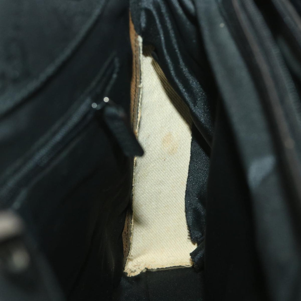 GUCCI GG Canvas Hand Bag Black  38354