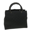 GUCCI GG Canvas Hand Bag Black  38354