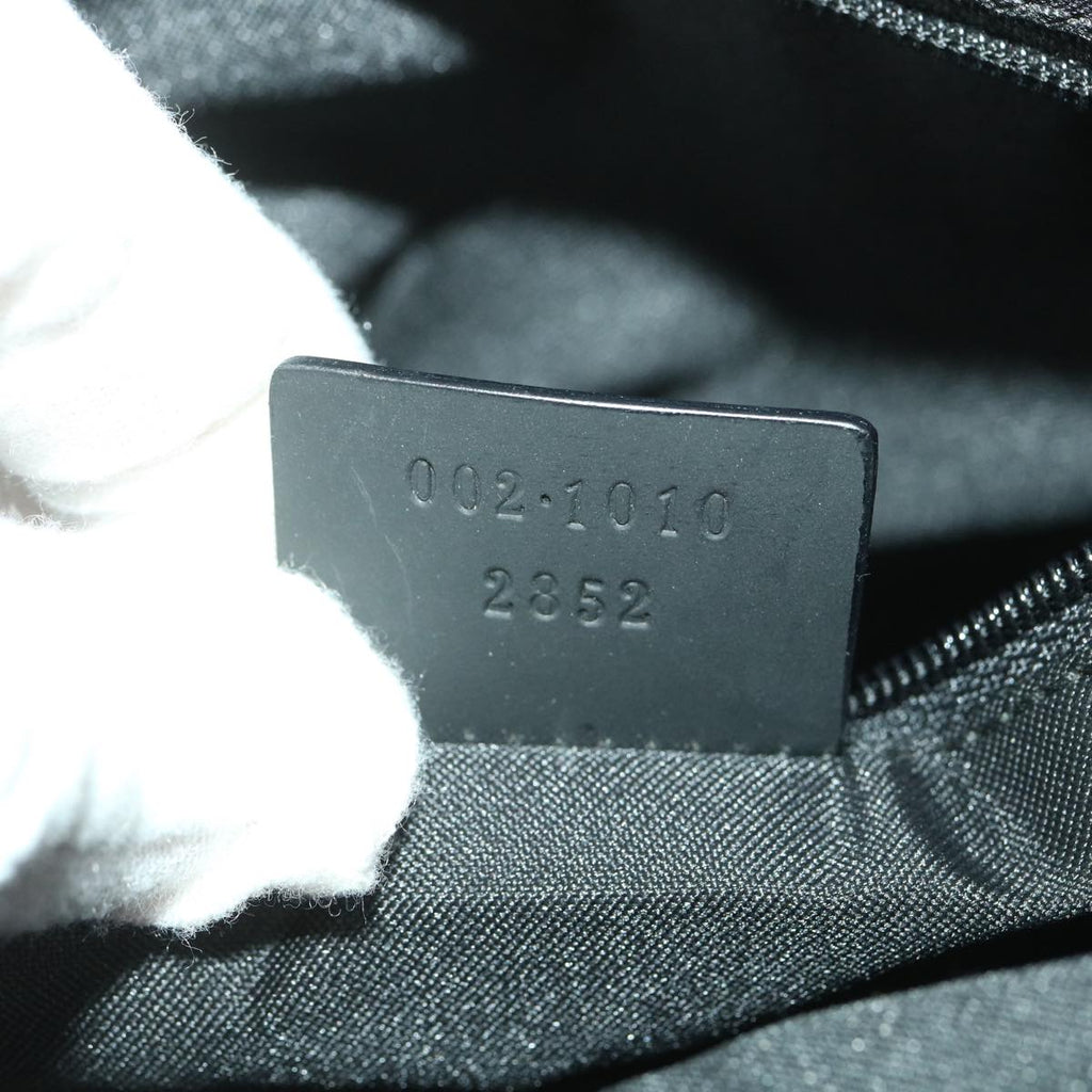 GUCCI GG Canvas Hand Bag Black  38354