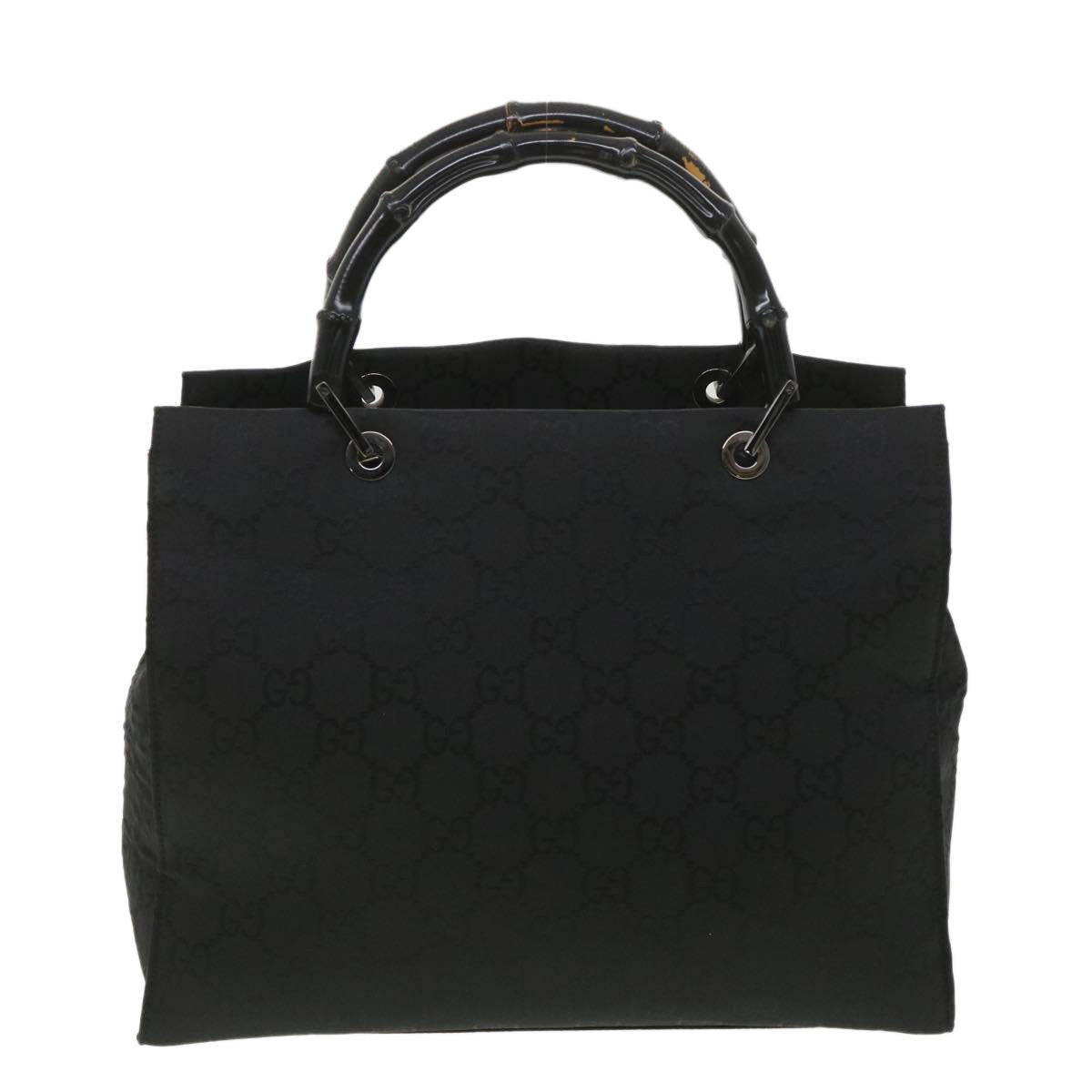 GUCCI GG Canvas Hand Bag Black  38354