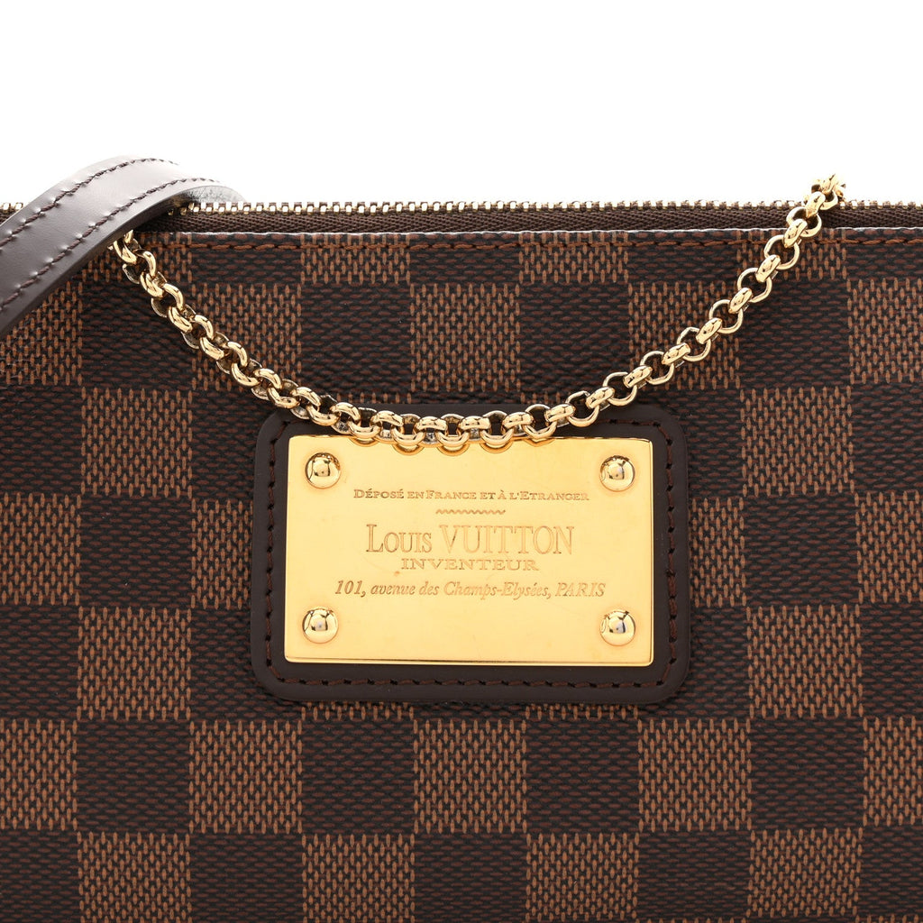 Louis Vuitton Damier Ebene Eva Clutch