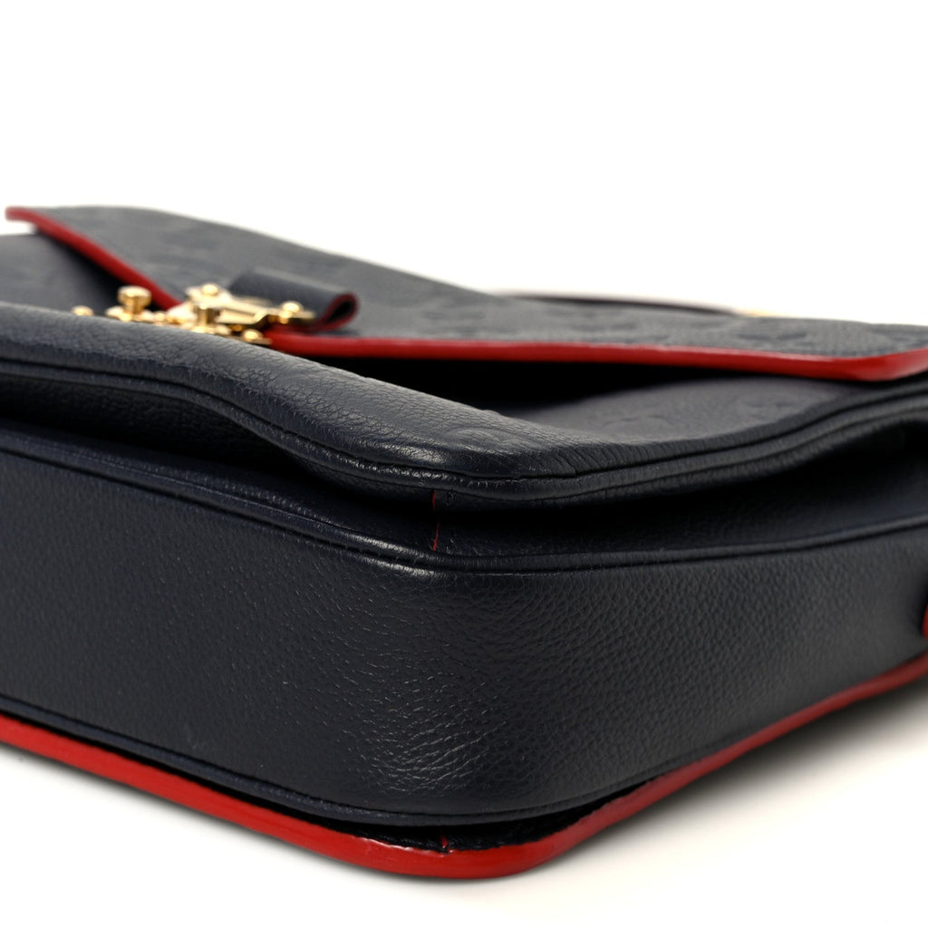 Louis Vuitton Empreinte Pochette Metis Marine Rouge