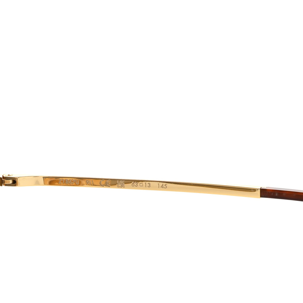 Louis Vuitton Metal LV Star Cat Eye Sunglasses Z1867U Gold