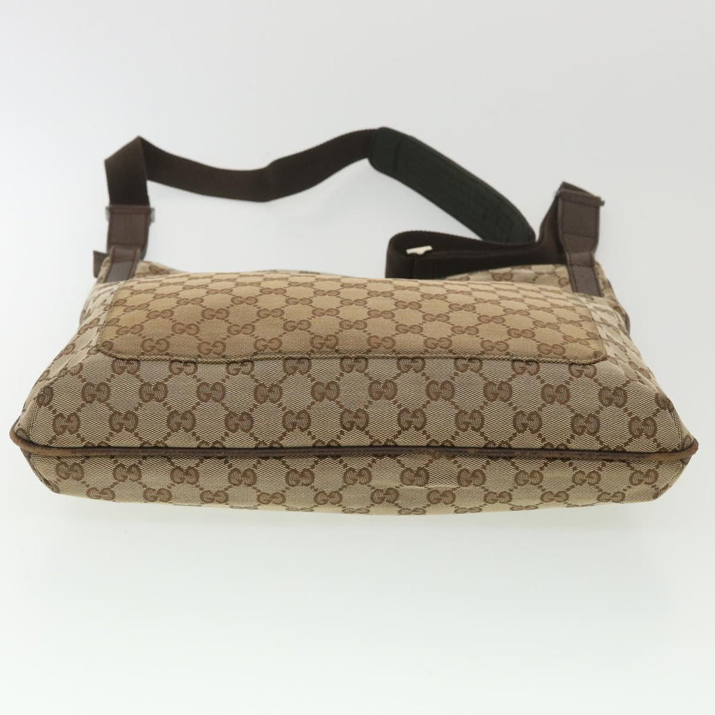 GUCCI GG Canvas Shoulder Bag Beige 122791  38436