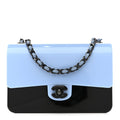 Chanel Plexiglass Plexi Coco Bag Black Blue