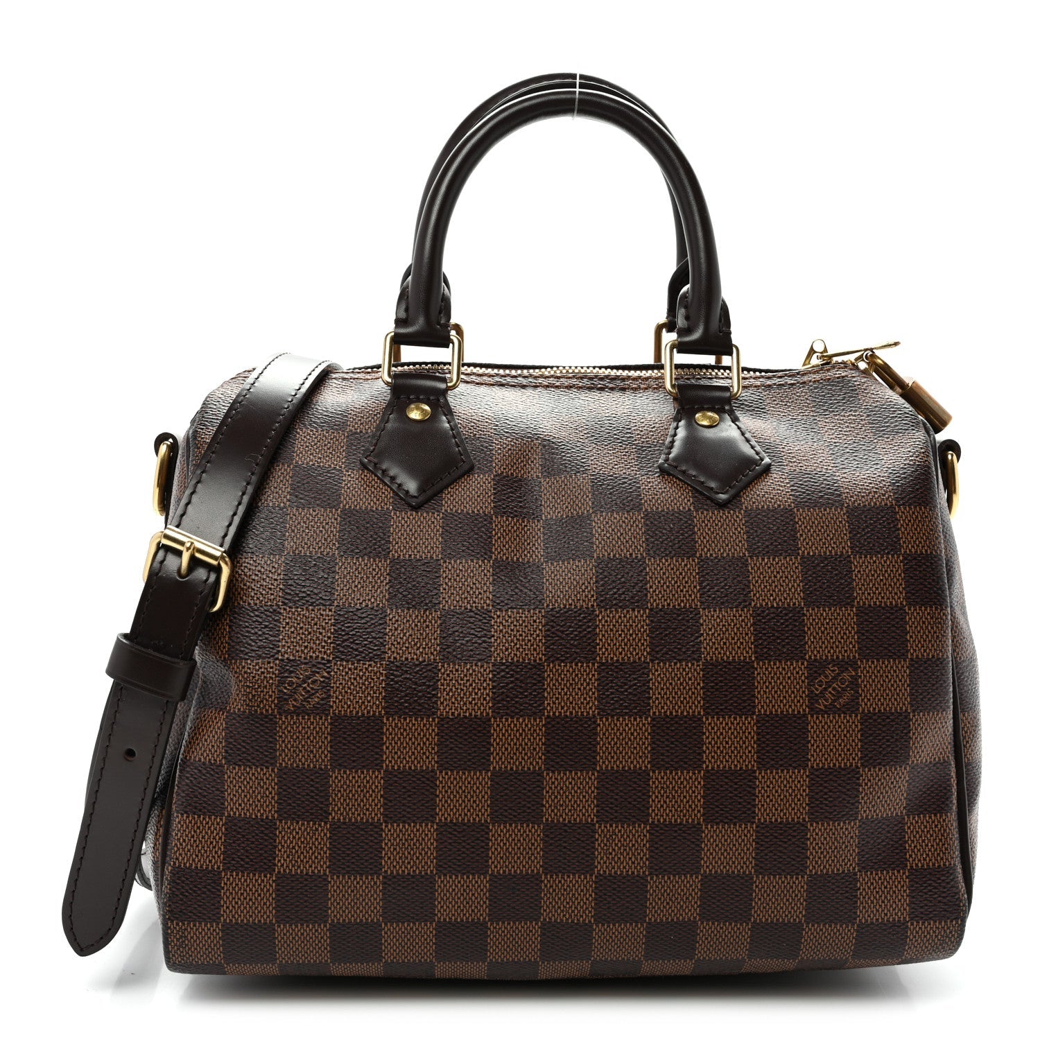 Louis Vuitton Damier Ebene Speedy Bandouliere 25