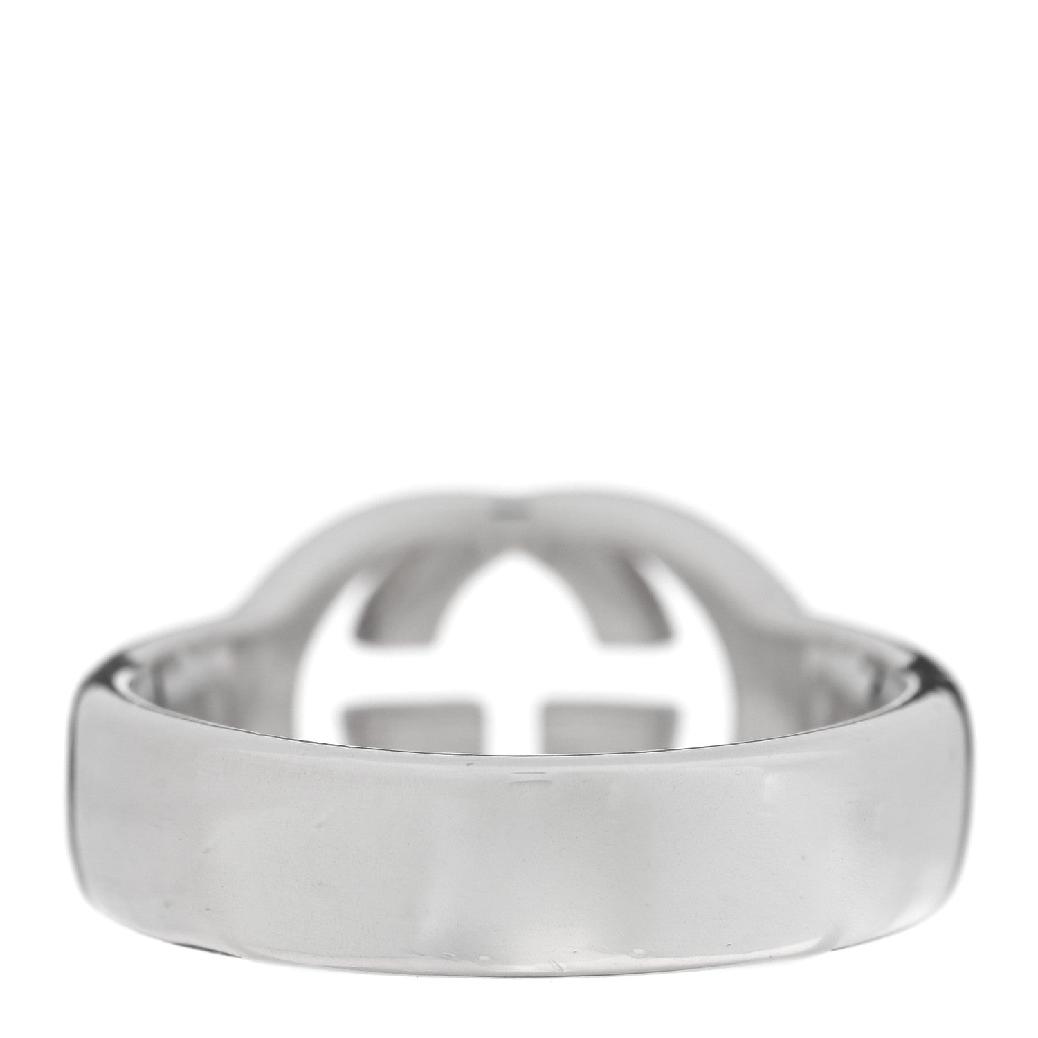 Gucci Sterling Silver Interlocking G Ring 53 6.25