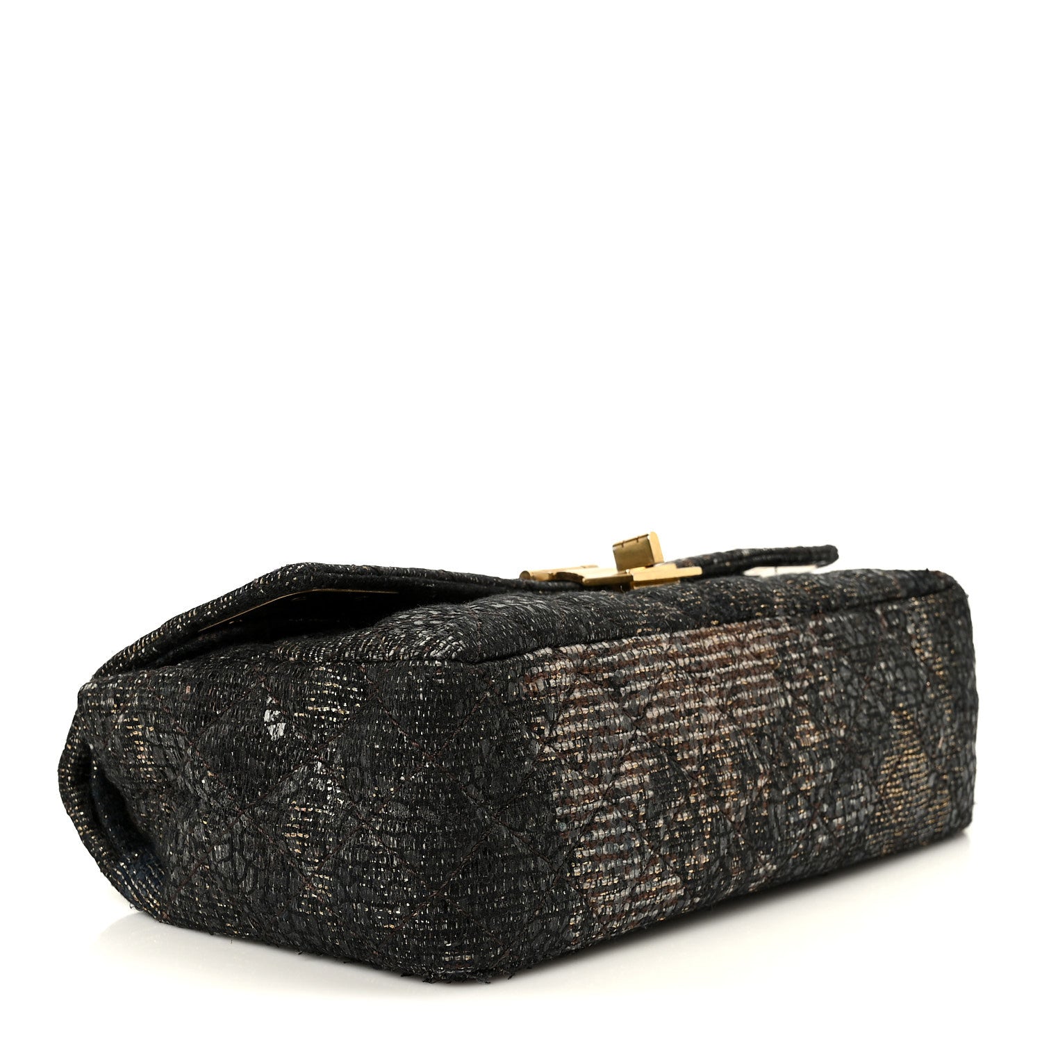 Chanel Metallic Glazed Tweed Quilted 2.55 Paris Shanghai Reissue 226 Flap Multicolor