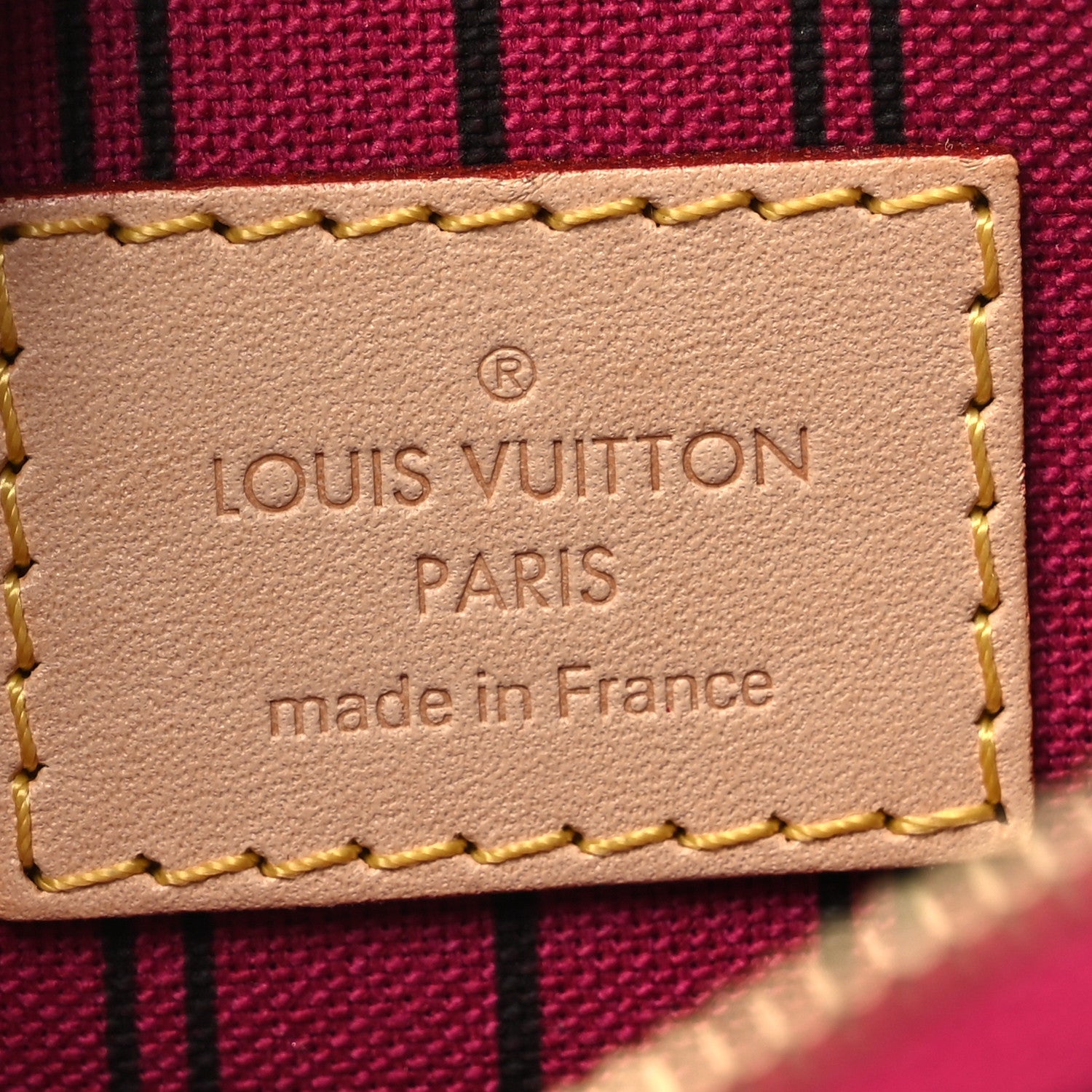 Louis Vuitton Monogram Neverfull MM GM Pochette Fuchsia