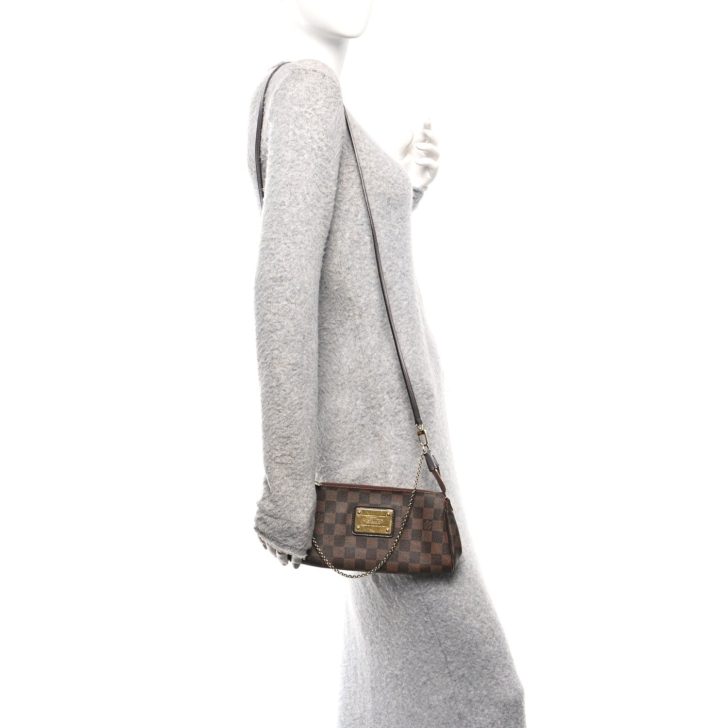Louis Vuitton Damier Ebene Eva Clutch