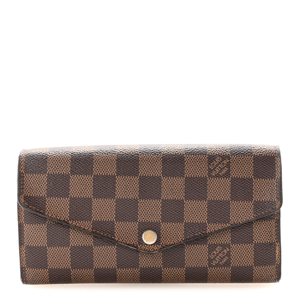 Louis Vuitton Damier Ebene Sarah Wallet NM
