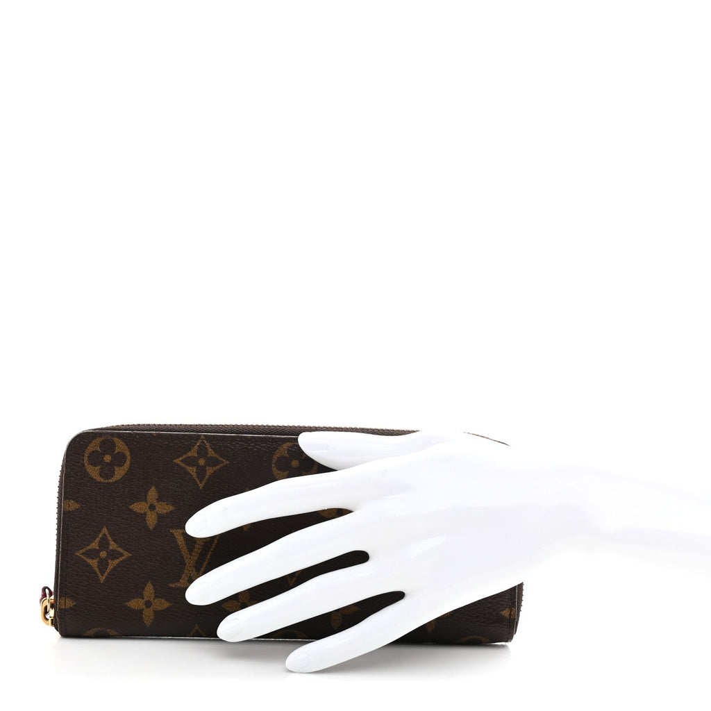 Louis Vuitton Monogram Clemence Wallet Fuchsia
