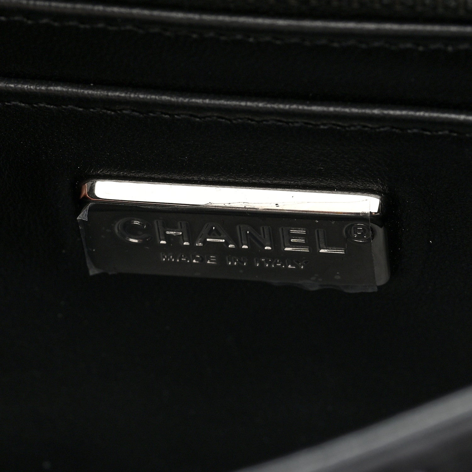 Chanel Satin Sequin Embellished Flower Mini Rectangular Flap Black White Blue