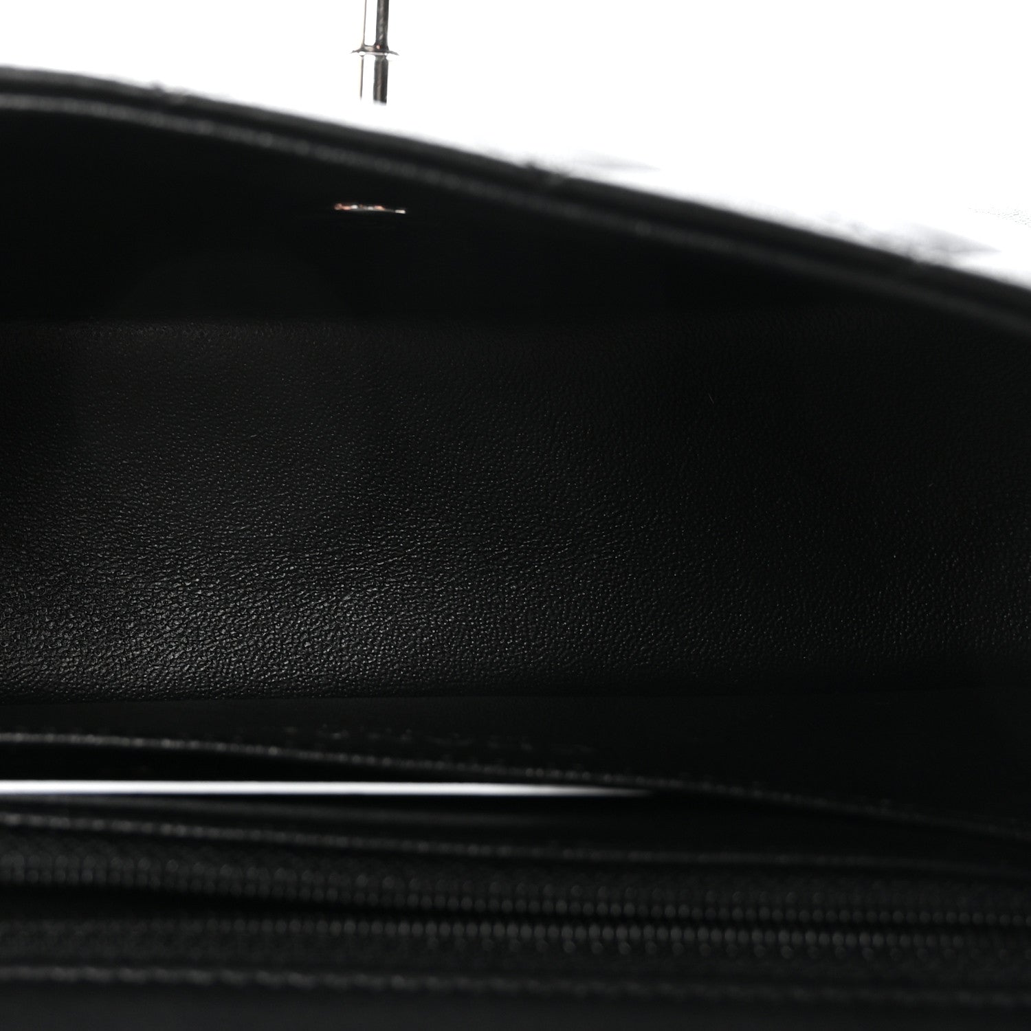 Chanel Lambskin Quilted Mini Rectangular Flap Black