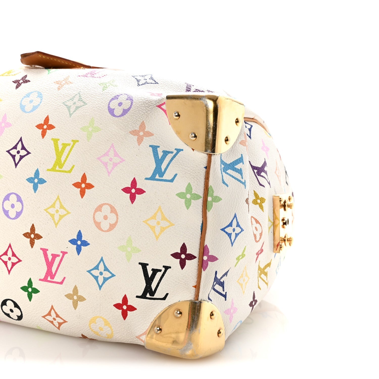 Louis Vuitton Monogram Multicolor Speedy 30 White