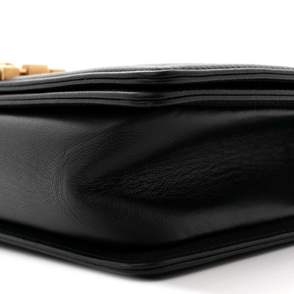 Chanel Caviar Quilted Medium Boy Flap Black