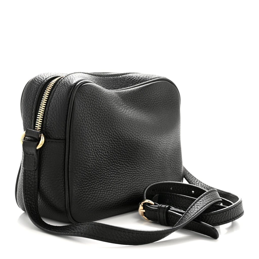 Gucci Pebbled Calfskin Small Soho Disco Bag Black