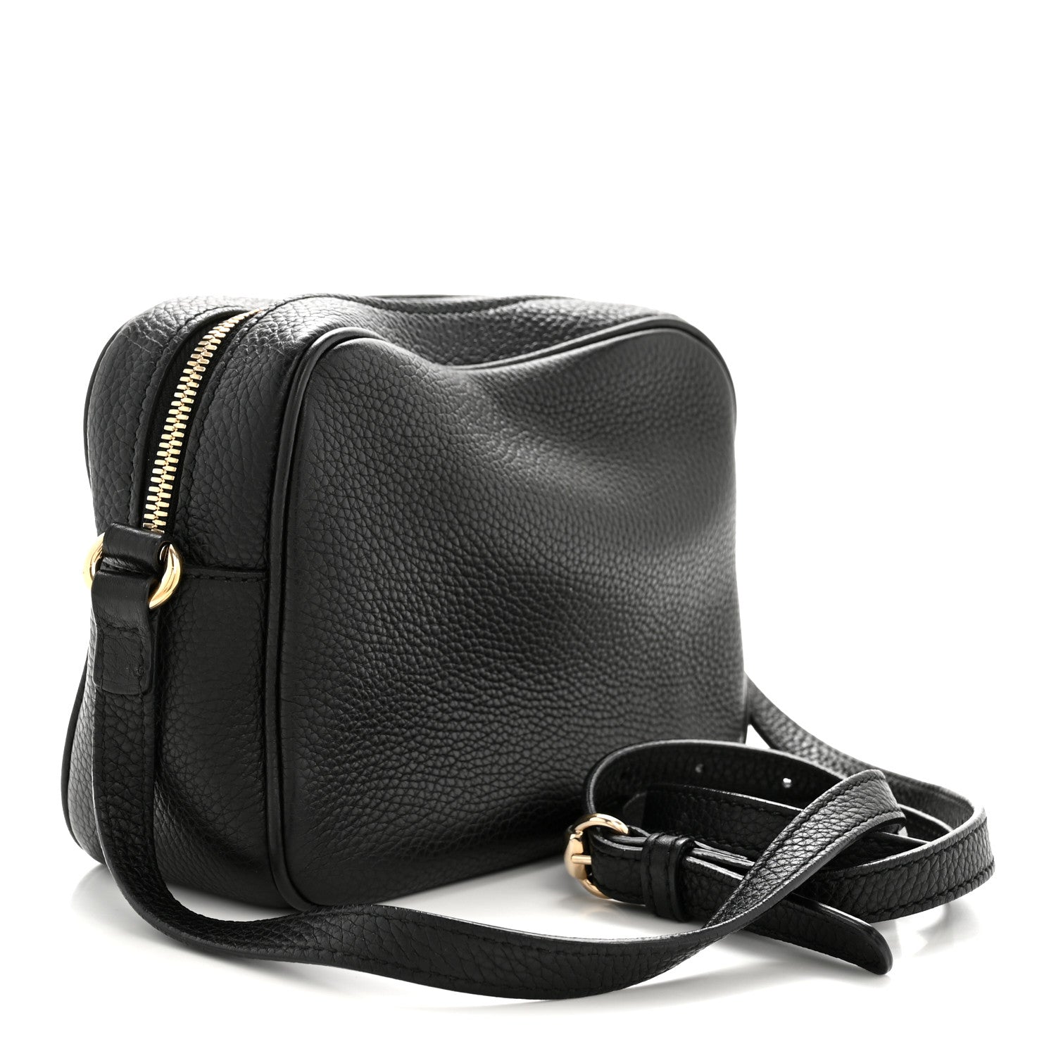 Gucci Pebbled Calfskin Small Soho Disco Bag Black