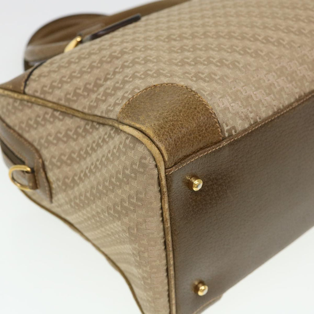GUCCI Hand Bag Canvas 2way Beige  38861