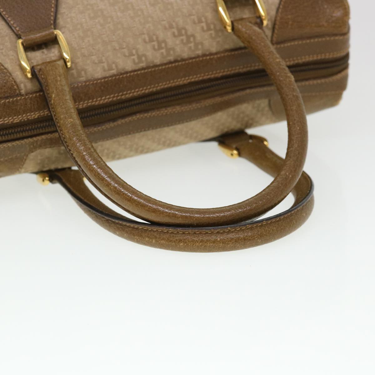 GUCCI Hand Bag Canvas 2way Beige  38861