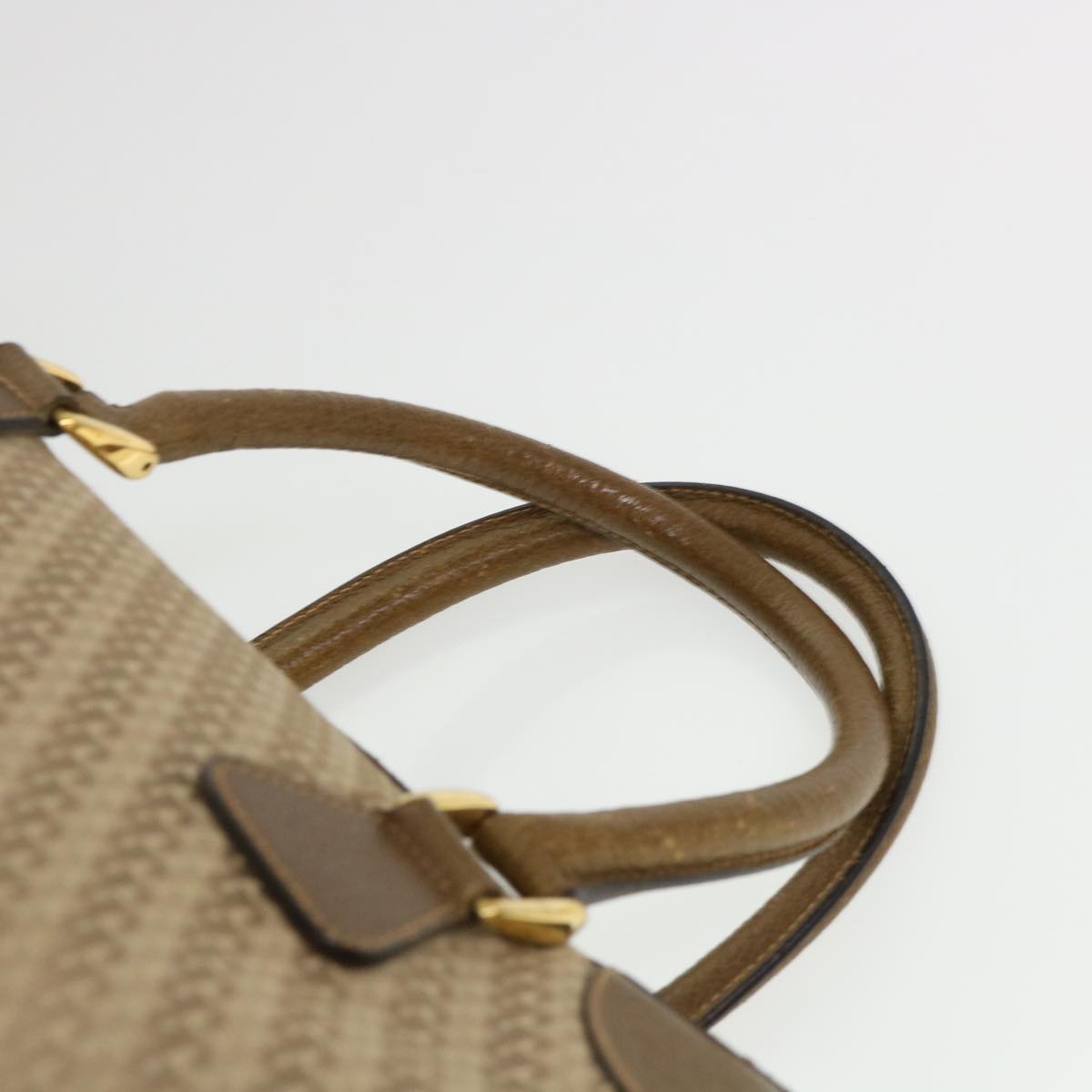GUCCI Hand Bag Canvas 2way Beige  38861