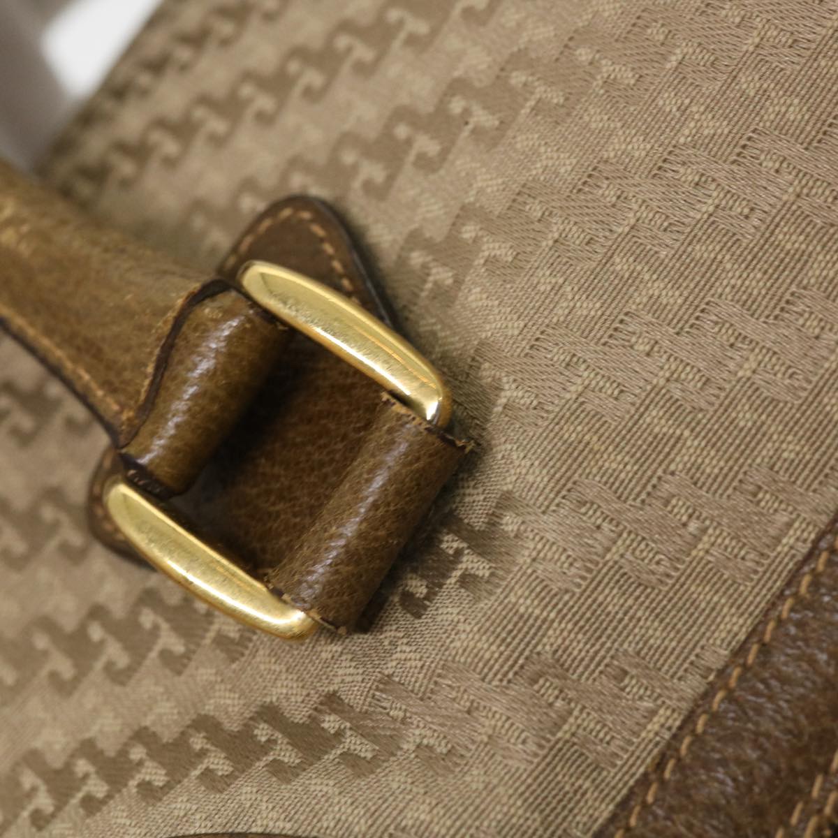 GUCCI Hand Bag Canvas 2way Beige  38861