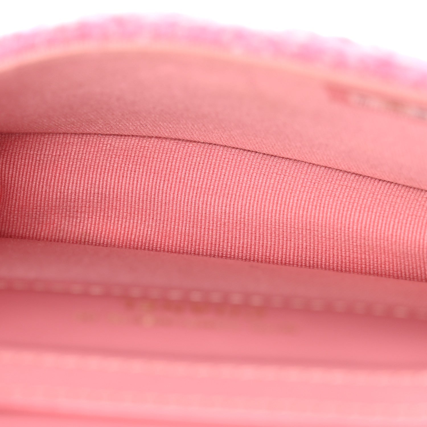 Chanel Tweed Quilted Flap Chain Waist Bag Pink