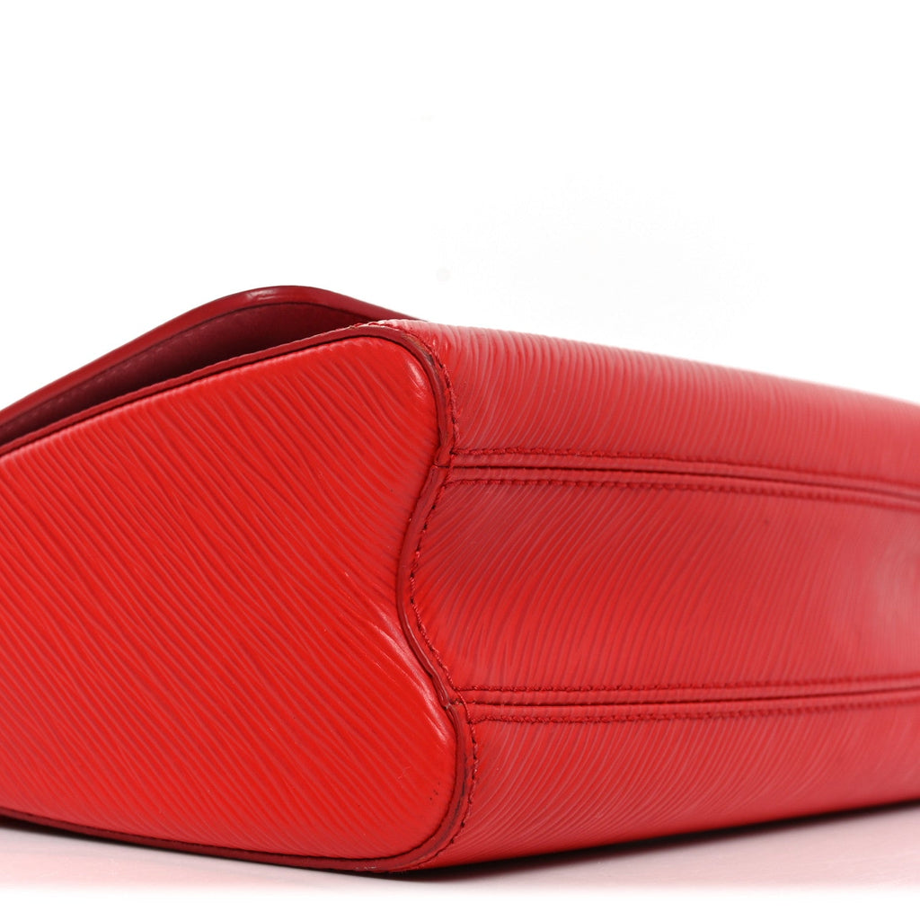 Louis Vuitton Epi Twist Shoulder Bag MM Coquelicot