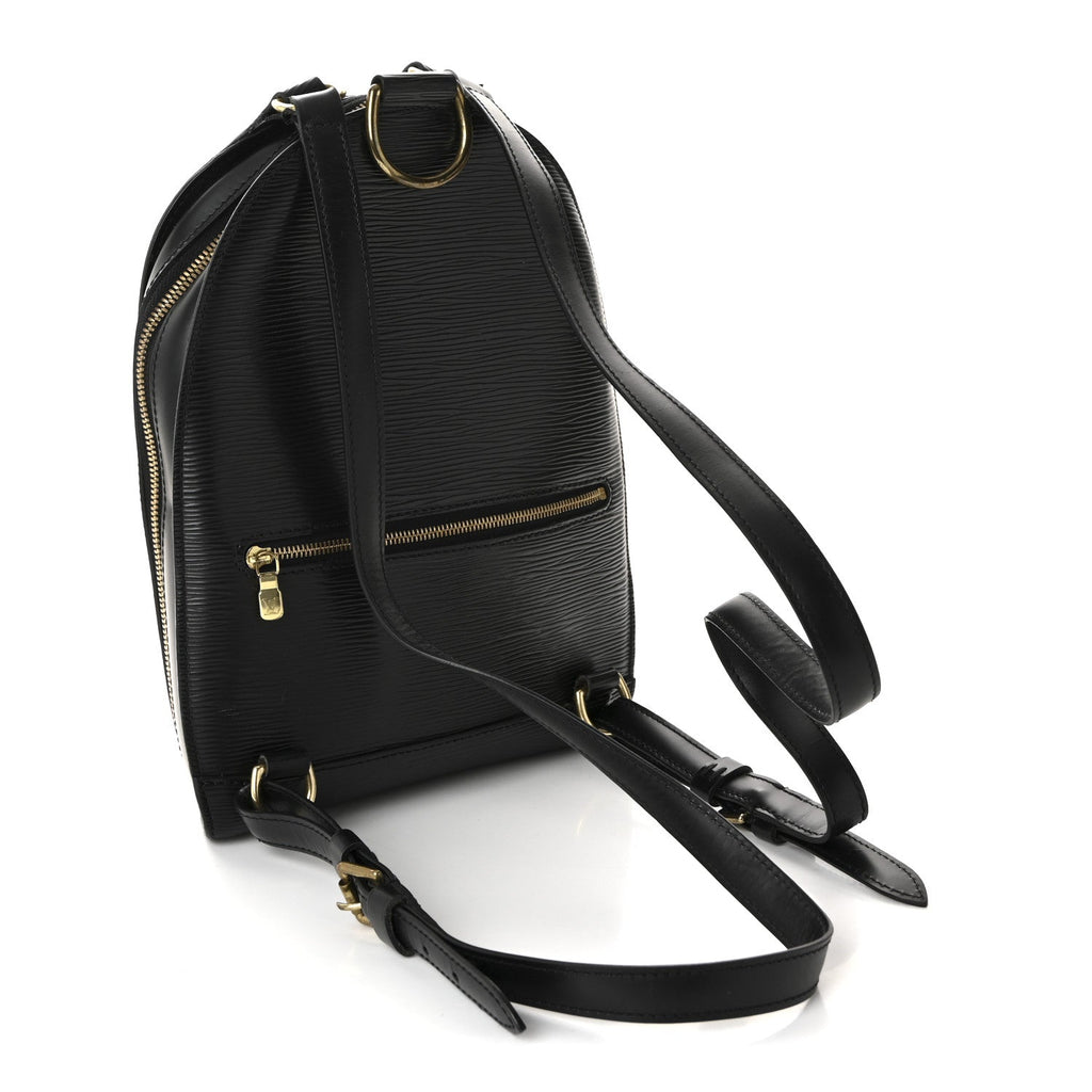 Louis Vuitton Epi Mabillon Backpack Black