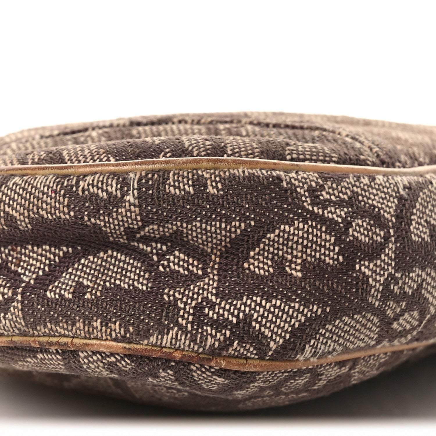Christian Dior Monogram Mini Saddle Pochette Brown