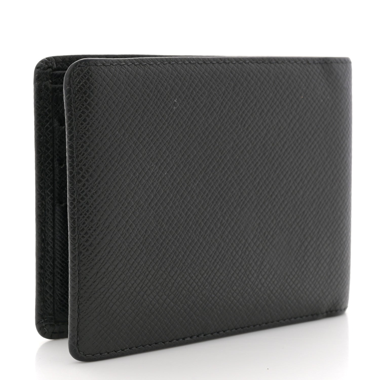 Louis Vuitton Taiga Compact Bi-Fold Wallet Black
