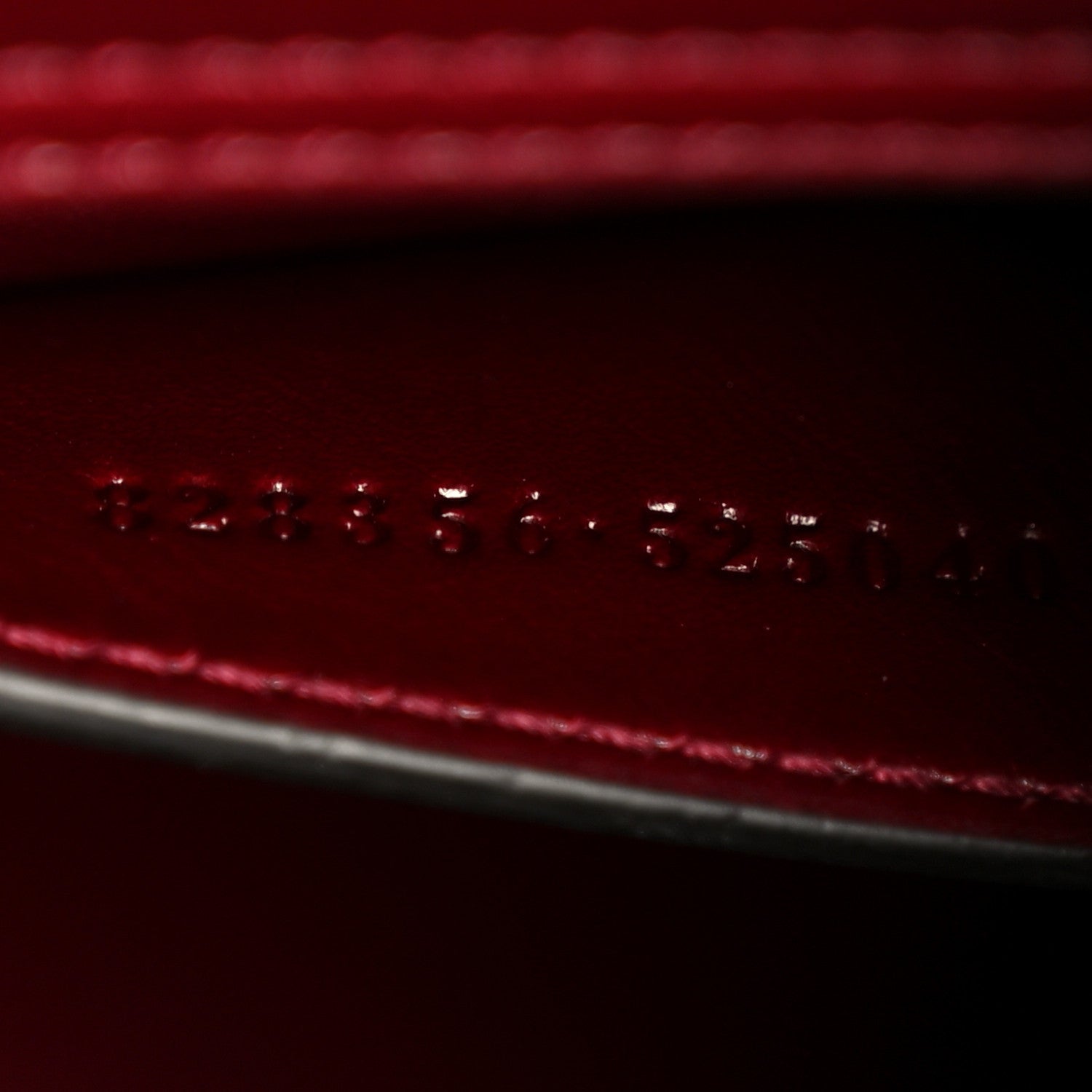 Gucci Sweetbread Calfskin Mini Diana Tote Bag Rosso Ancora