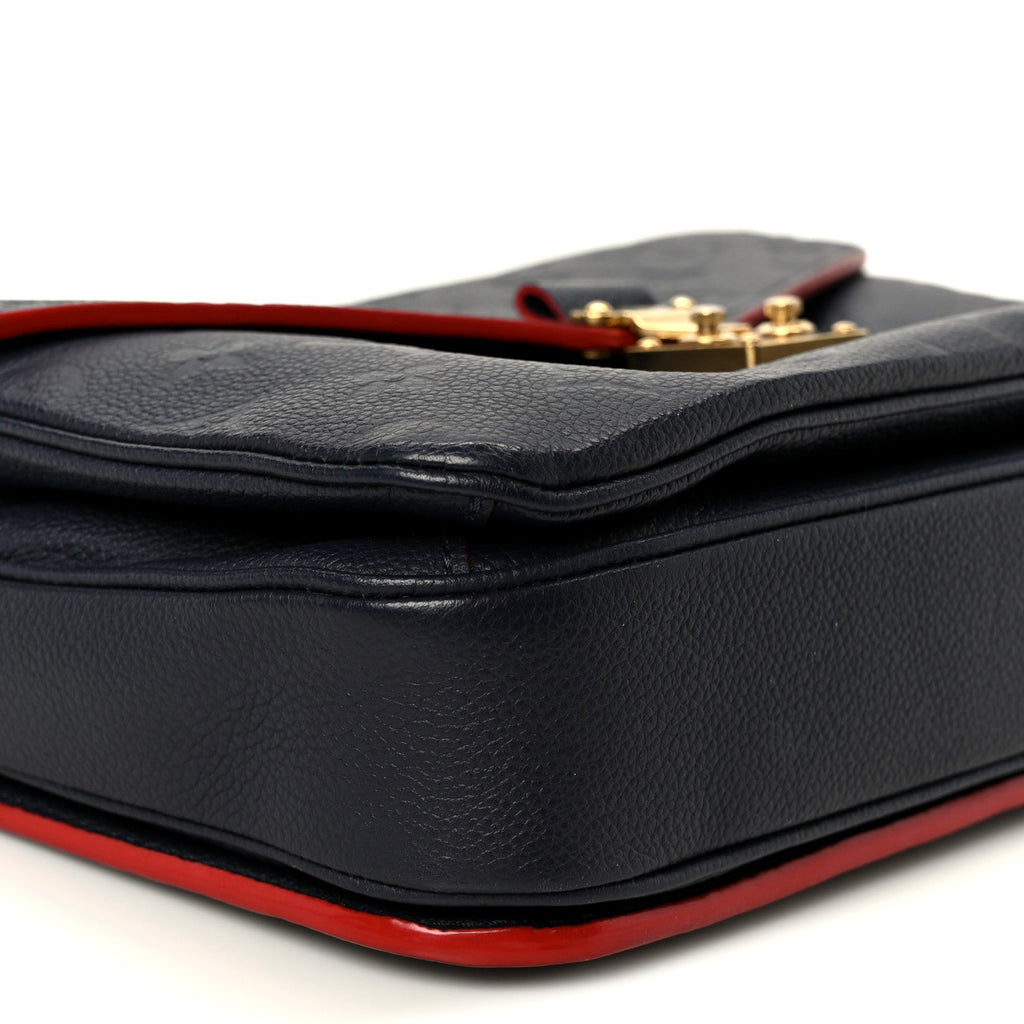 Louis Vuitton Empreinte Pochette Metis Marine Rouge