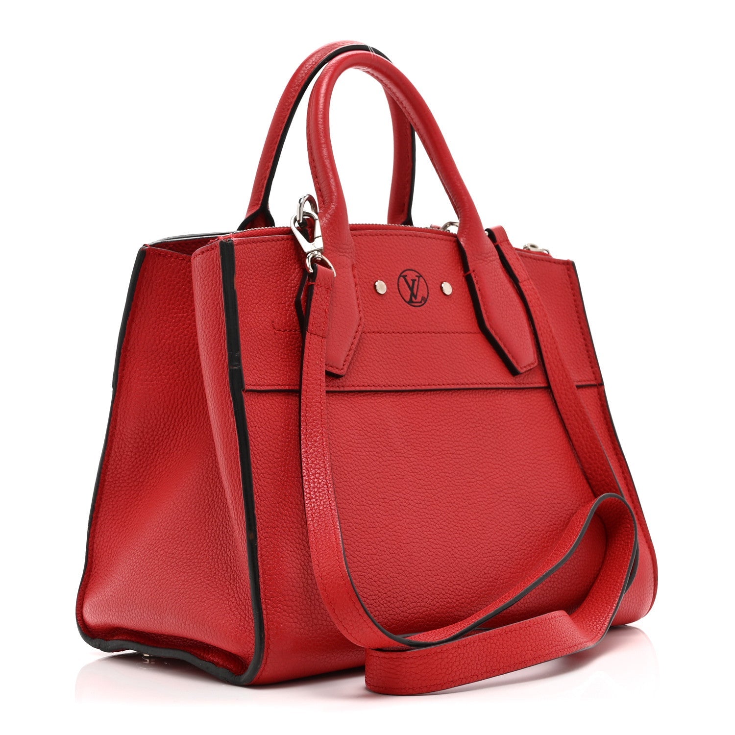 Louis Vuitton Taurillon City Steamer PM Rouge