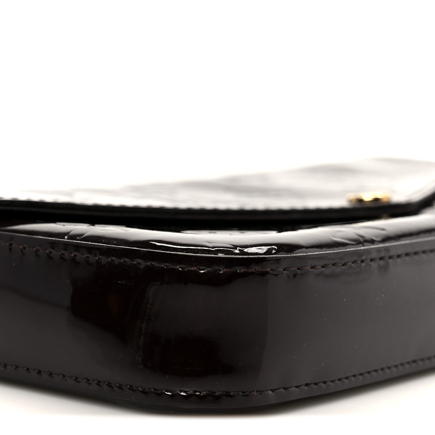 Louis Vuitton Vernis Pochette Felicie Chain Wallet Amarante