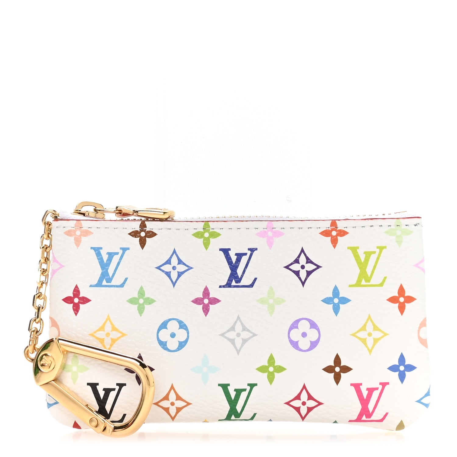 Louis Vuitton LV X TM Monogram Multicolor Key Pouch White