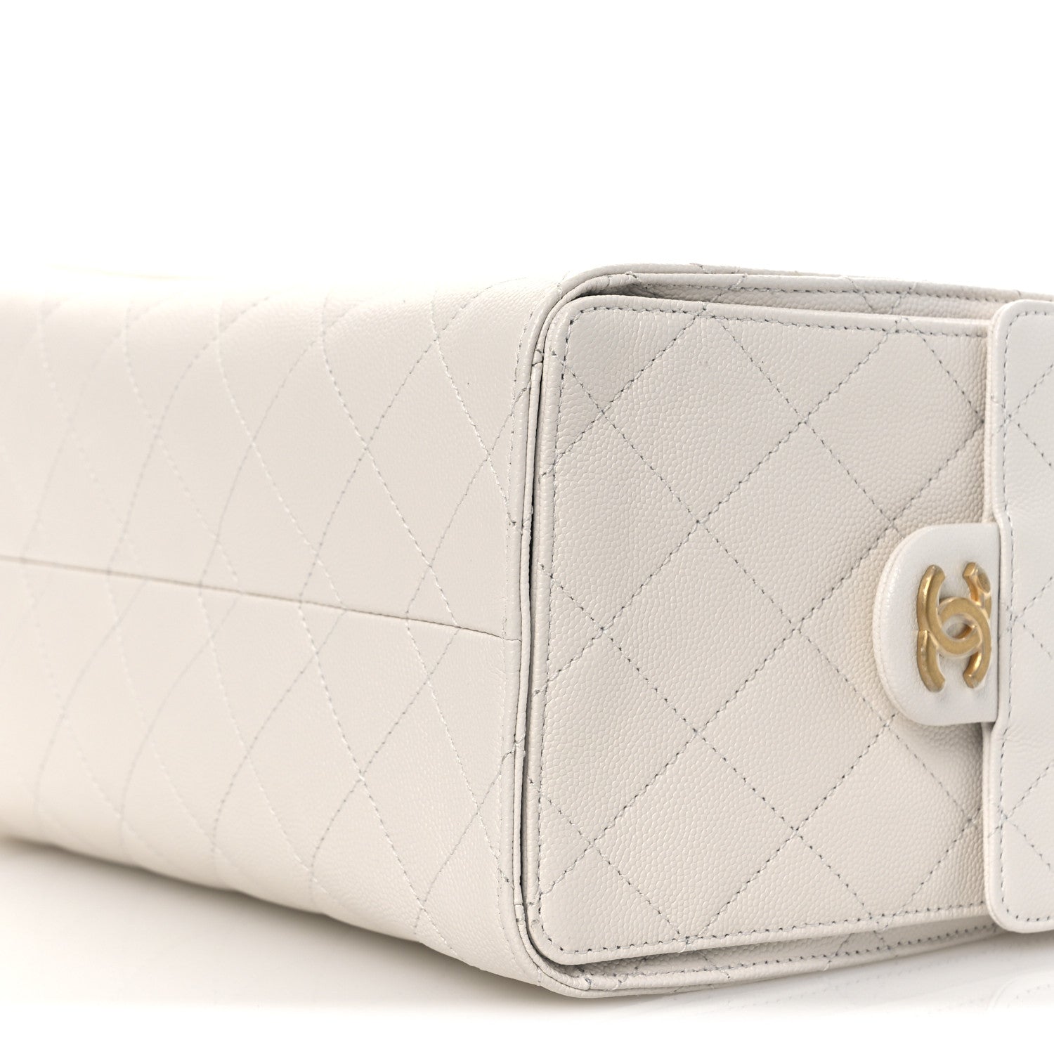 Chanel Caviar Quilted Small Chanel 25 Handbag White