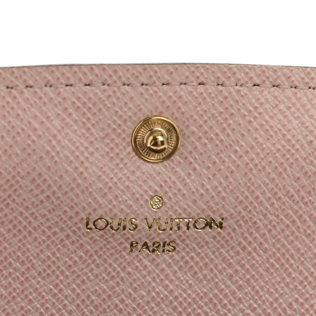 Louis Vuitton Monogram Emilie Wallet Rose Ballerine