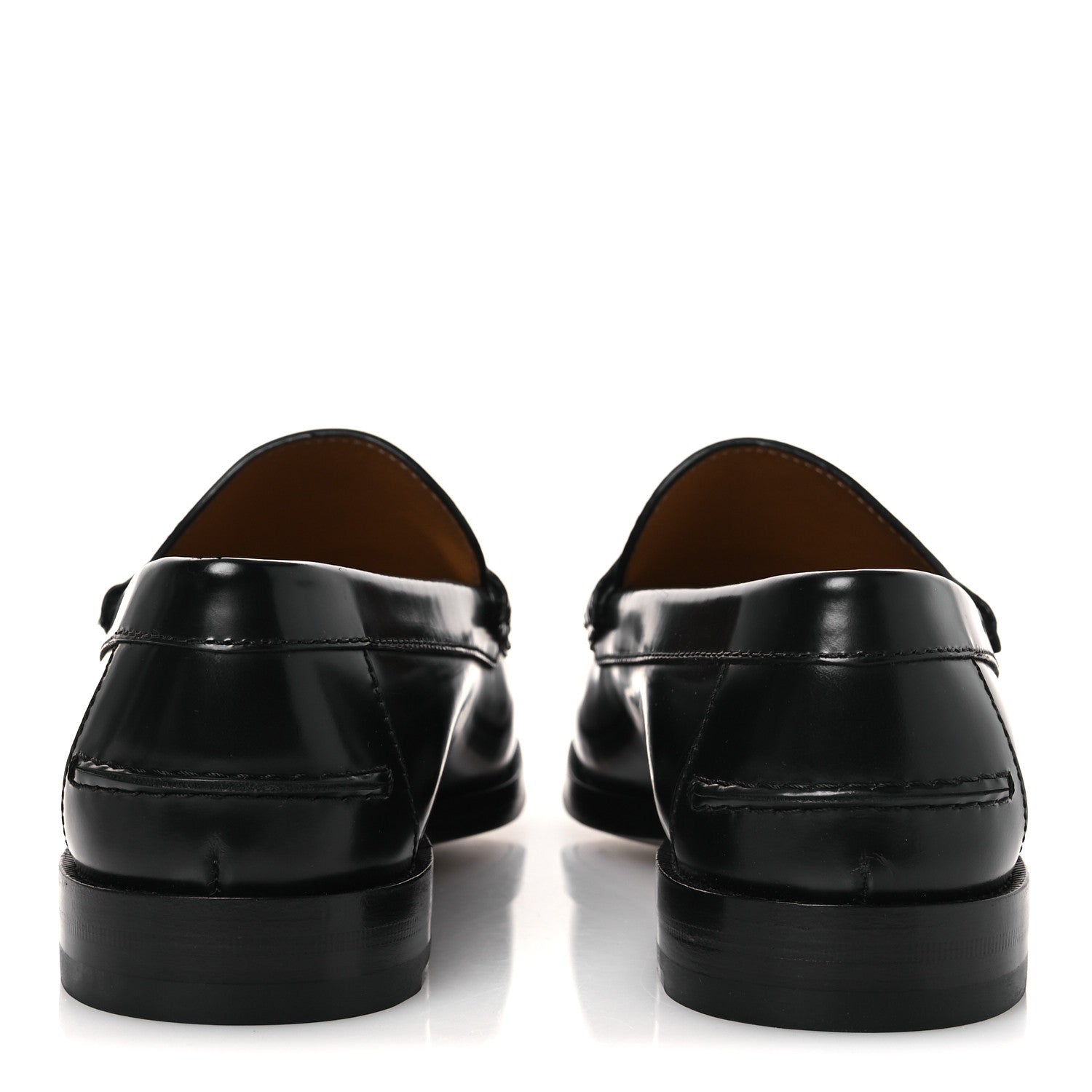 Gucci Millennial Ribot Mens Horsebit Loafers 9.5 Black