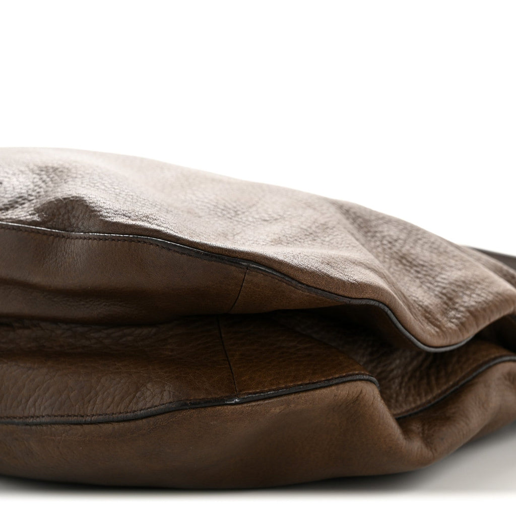 Prada Vitello Daino Hobo  Brown